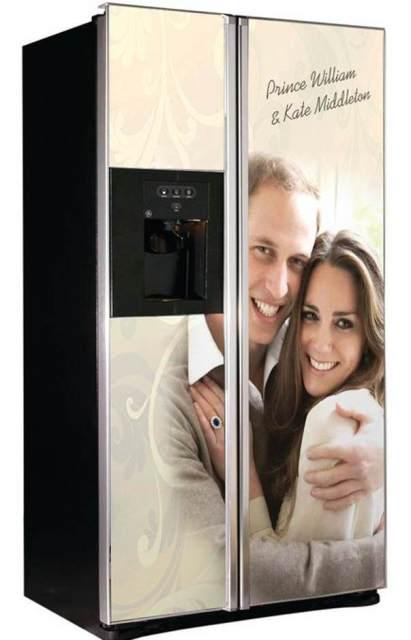 prince william kate middleton refrigerator. of Prince William and Kate